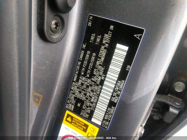 2T2ZK1BA3FC164916 Lexus RX 350
