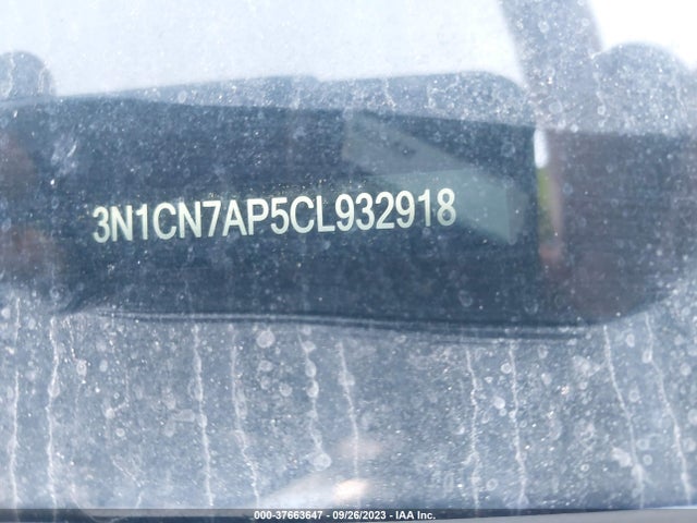 2012 NISSAN VERSA 1.6 SV VIN: 3N1CN7AP5CL932918