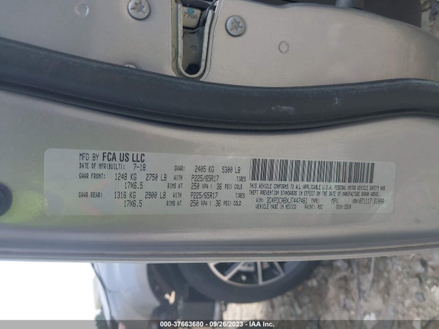 Dodge JOURNEY SE 2018 3C4PDCABXJT447461 Image 9