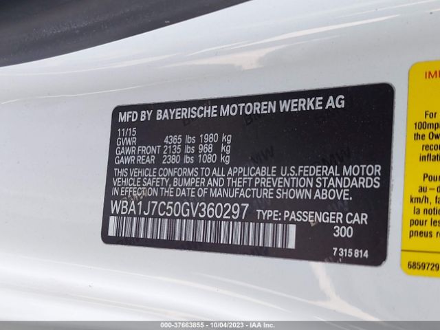 WBA1J7C50GV360297 BMW 2 Series M235i