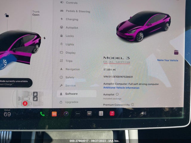 Tesla Model 3 Long Range/performance 2019 5YJ3E1EB1KF529931 Image 7