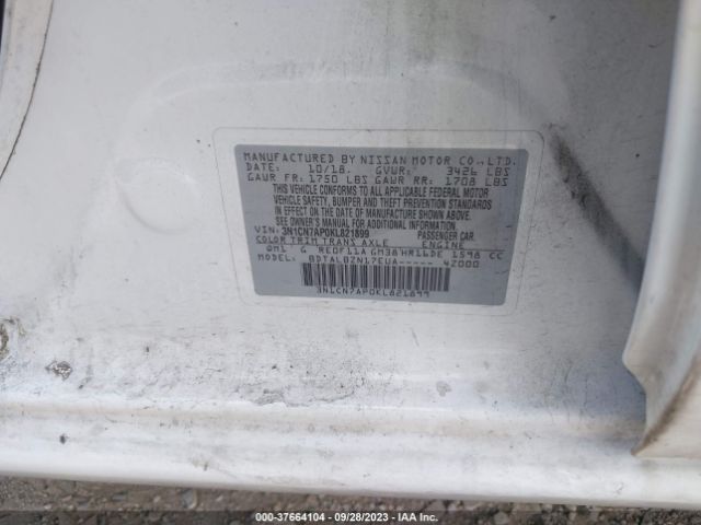 3N1CN7AP0KL821899 Nissan Versa Sedan Sv