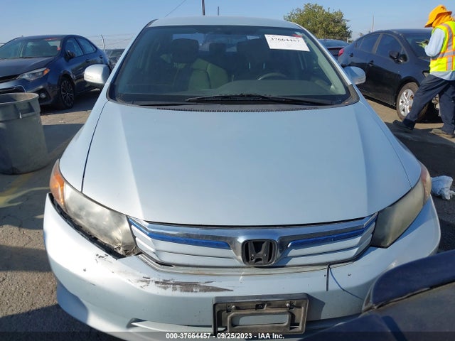 2012 HONDA CIVIC HYBRID VIN: JHMFB4F27CS006373