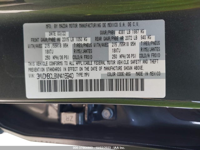 Mazda Cx-30 2.5 S Preferred Package 2022 3MVDMBCL8NM416940 Image 9