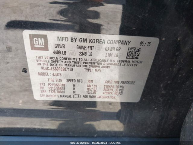 KL4CJESB9FB207158 Buick Encore