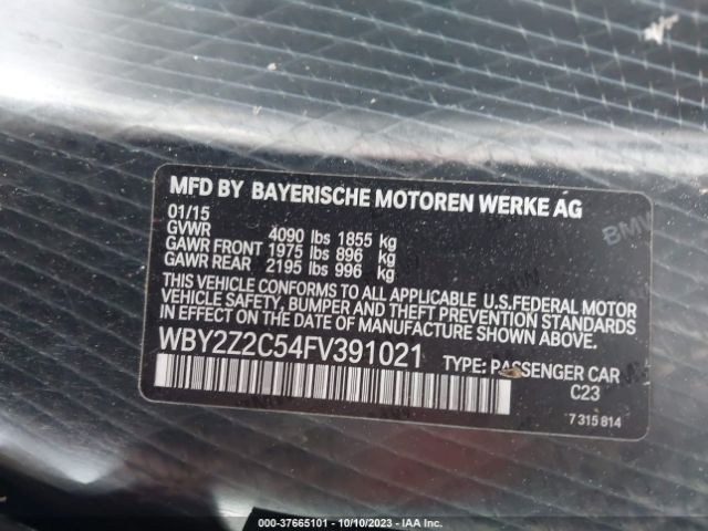 WBY2Z2C54FV391021 BMW I8