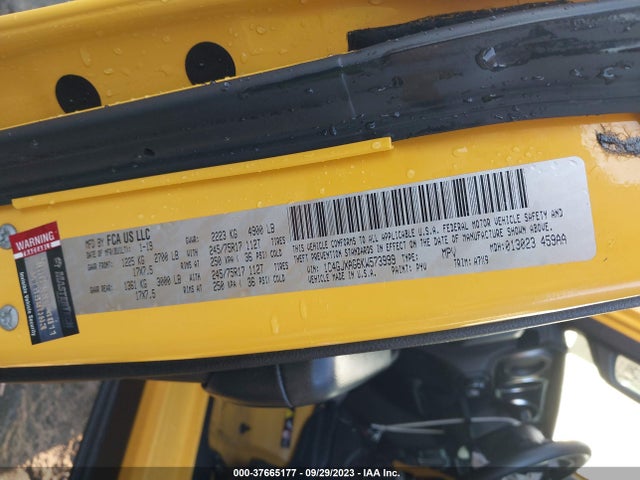 1C4GJXAG6KW573999 Jeep Wrangler Sport S