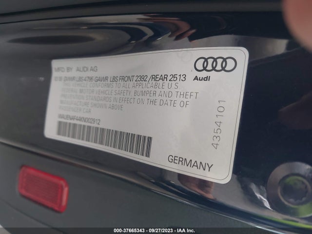 WAUENAF44KN002912 Audi A4 Premium Plus