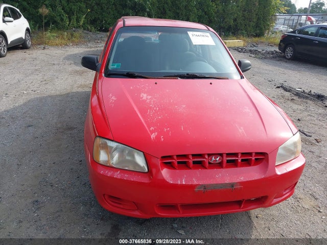 2001 HYUNDAI ACCENT GL VIN: KMHCG45C71U255785