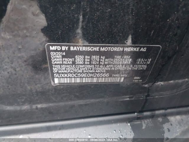 5UXKR0C59E0H26566 BMW X5 Xdrive35i