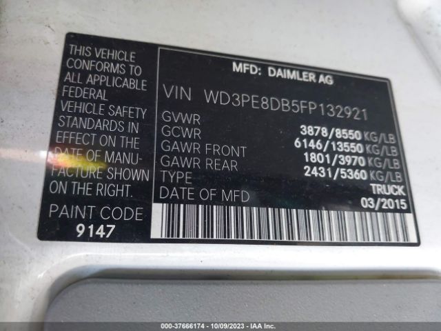 WD3PE8DB5FP132921 Mercedes-Benz SPRINTER CARGO VANS