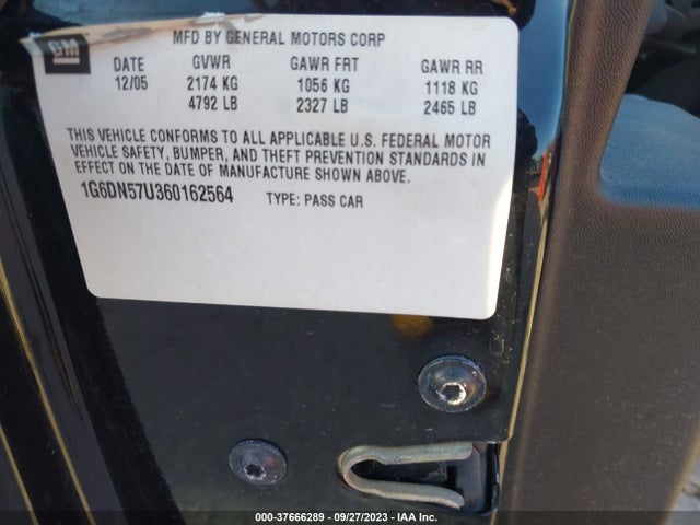 2006 CADILLAC CTS-V 1G6DN57U360162564 Photo 8