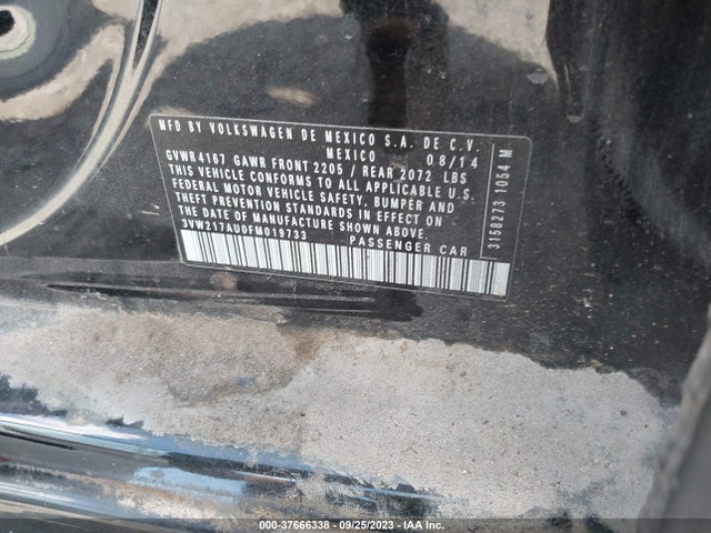 3VW217AU0FM019733 Volkswagen Golf Tsi S