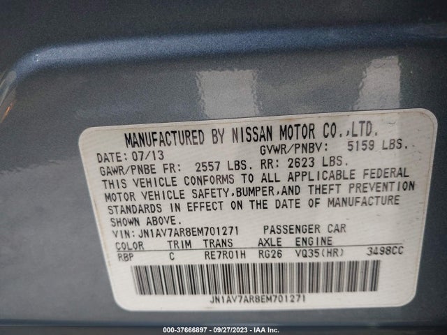 JN1AV7AR8EM701271 Infiniti Q50 Hybrid Premium