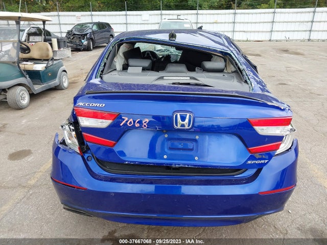 2021 HONDA ACCORD SEDAN SPORT VIN: 1HGCV1F3XMA064375