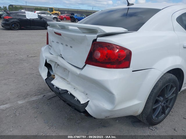 2013 DODGE AVENGER SXT VIN: 1C3CDZCB9DN620264