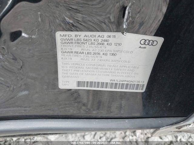 WA1L2AFP4GA013513 Audi Q5 Premium Plus