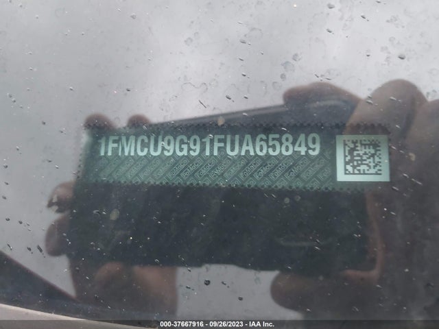 2015 FORD ESCAPE SE VIN: 1FMCU9G91FUA65849