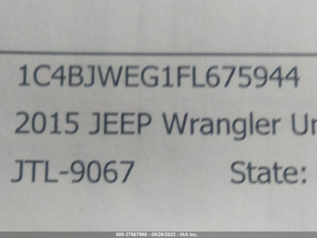 1C4BJWEG1FL675944 Jeep Wrangler Unlimited Sahara