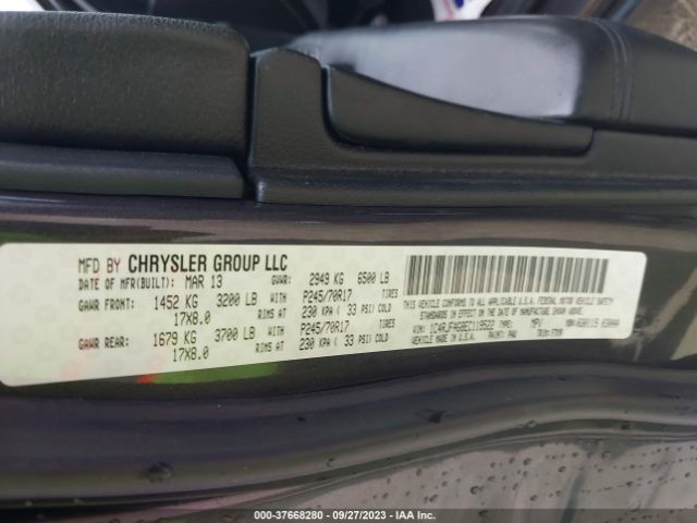 1C4RJFAG8EC119522 Jeep Grand Cherokee Laredo
