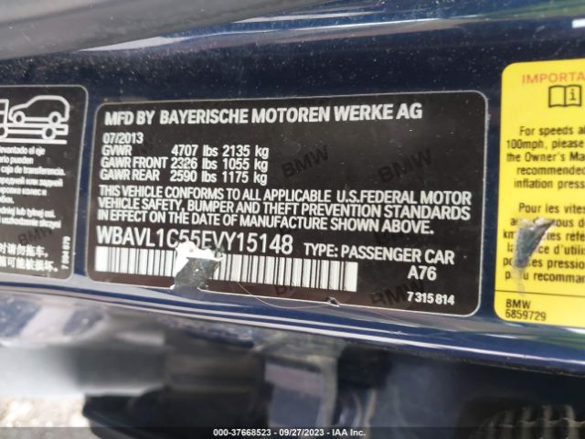 WBAVL1C55EVY15148 BMW X1 Xdrive28i