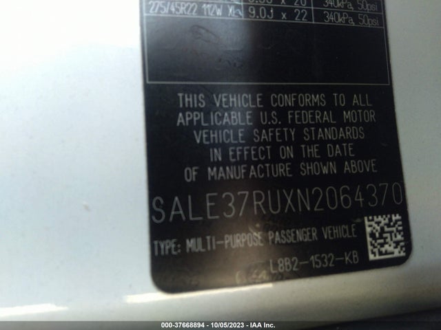 SALE37RUXN2064370 Land Rover Defender X-dynamic Hse