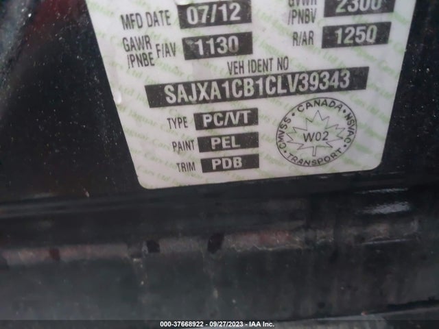 2012 JAGUAR XJ SAJXA1CB1CLV39343 Photo 8