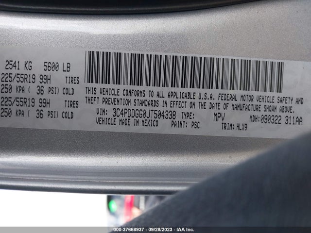 Dodge Journey Crossroad 2018 3C4PDDGG0JT504338 Image 9