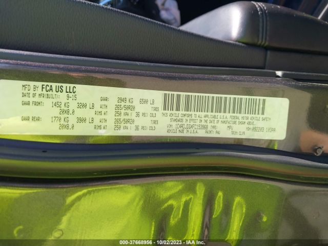 1C4RDJDGXFC153968 Dodge DURANGO LIMITED