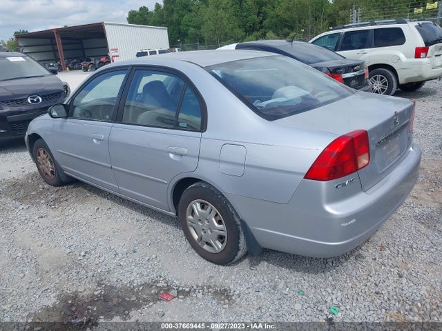 2002 HONDA CIVIC LX VIN: 1HGES16592L018198