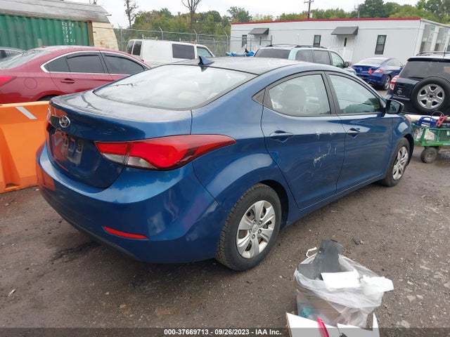 2016 HYUNDAI ELANTRA SE VIN: KMHDH4AE6GU491944