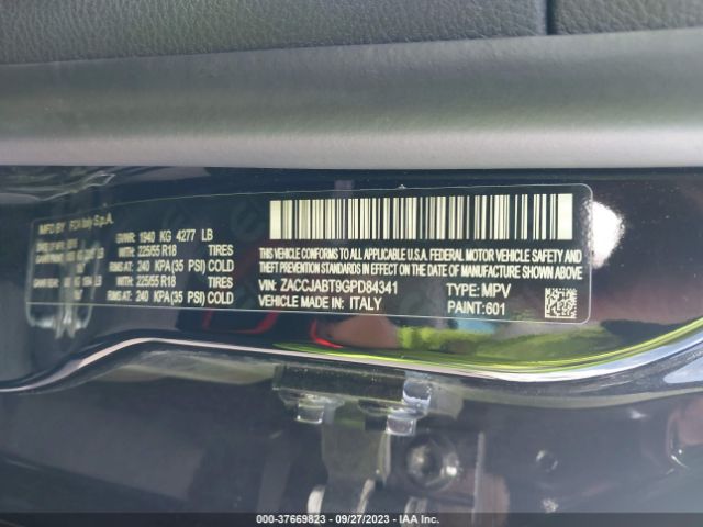 ZACCJABT9GPD84341 Jeep Renegade Latitude