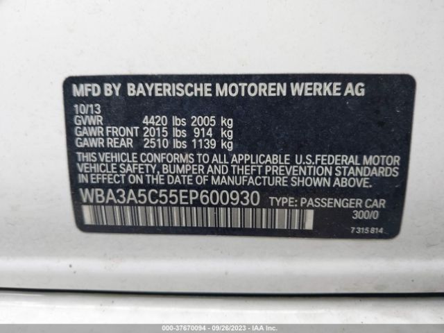 WBA3A5C55EP600930 BMW 3 Series 328i