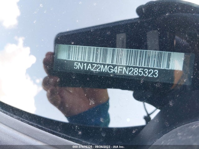 Nissan MURANO S 2015 5N1AZ2MG4FN285323 Image 9