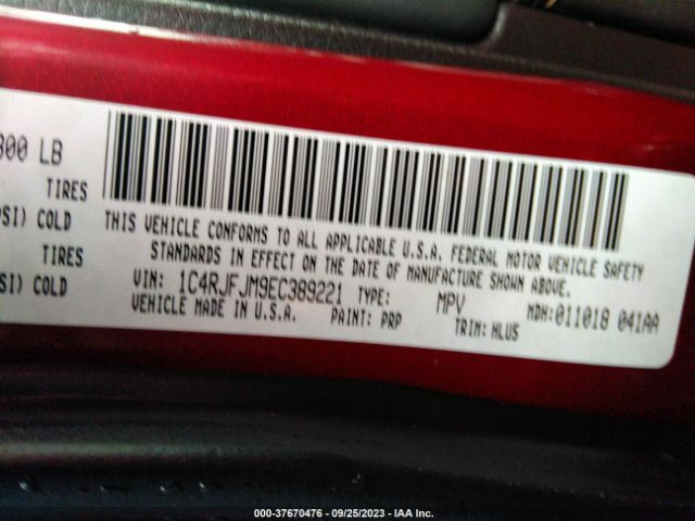 1C4RJFJM9EC389221 Jeep Grand Cherokee Summit