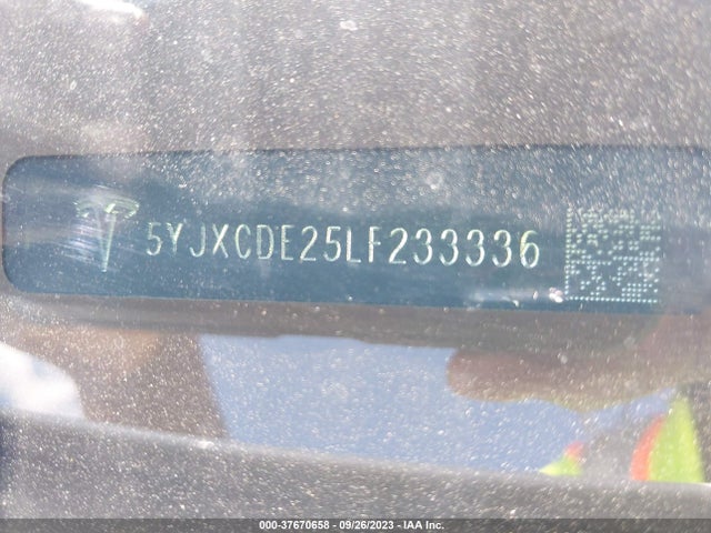Tesla Model X Long Range 2020 5YJXCDE25LF233336 Image 9