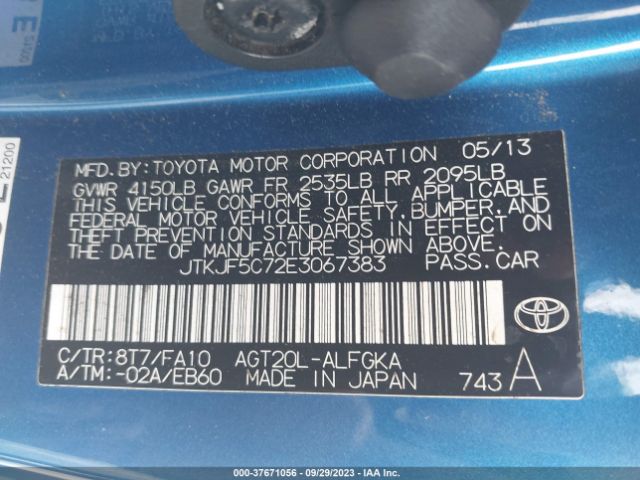 JTKJF5C72E3067383 Scion TC