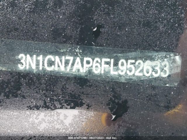 3N1CN7AP6FL952633 Nissan Versa Sl