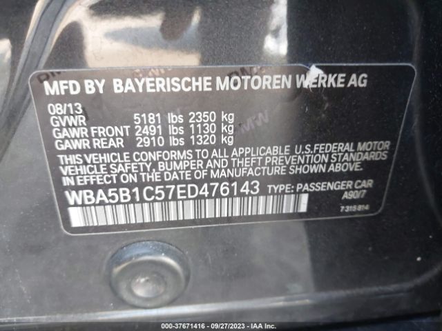 WBA5B1C57ED476143 BMW 5 Series 535i