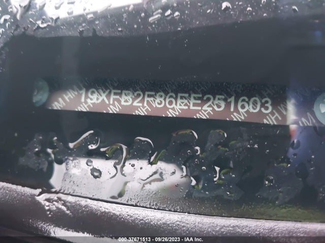 Honda CIVIC EX 2014 19XFB2F86EE251603 Image 9
