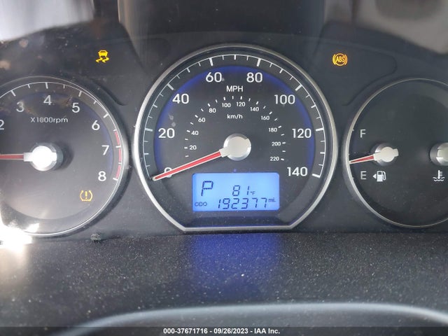2010 HYUNDAI SANTA FE GLS VIN: 5NMSG3AB7AH406851