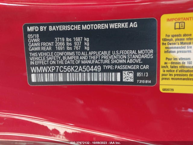 2019 MINI HARDTOP 2 DOOR WMWXP7C56K2A50449 Photo 8
