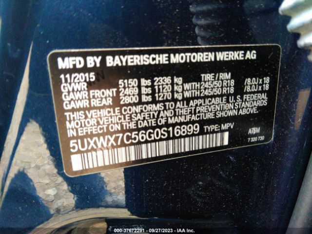 5UXWX7C56G0S16899 BMW X3 Xdrive35i
