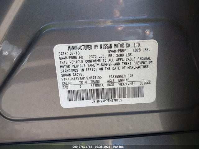 JN1BV7AP7EM676155 Infiniti Q50 Premium