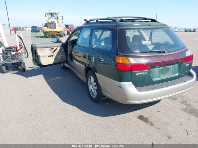 2001 SUBARU LEGACY WAGON OUTBACK EQUIP VIN: 4S3BH675316617414