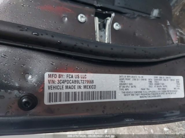 3C4PDCAB9LT279668 Dodge Journey Se Value