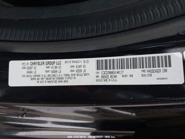 Dodge AVENGER SE 2014 1C3CDZAB0EN140117 Image 9