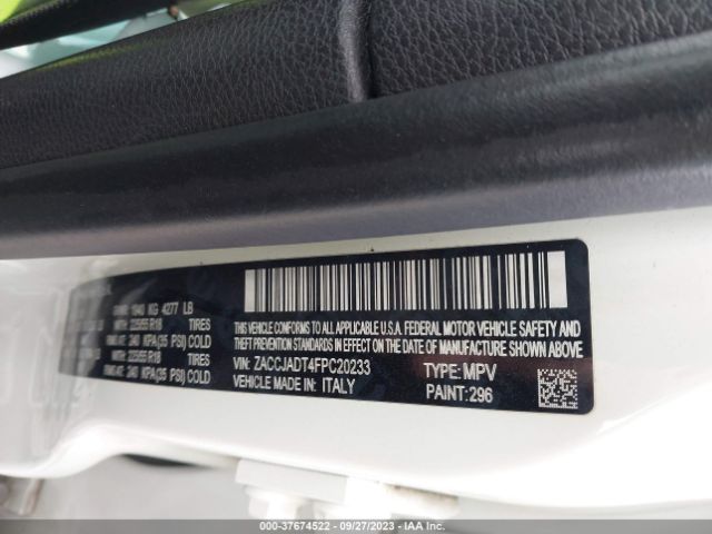 ZACCJADT4FPC20233 Jeep Renegade Limited
