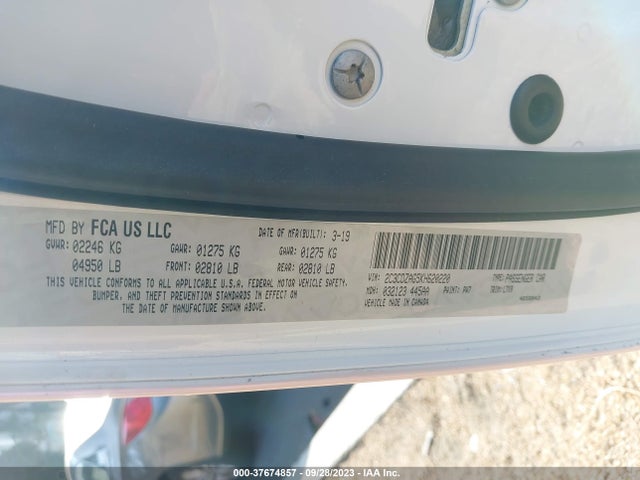 Dodge Challenger Sxt 2019 2C3CDZAG5KH620220 Image 9