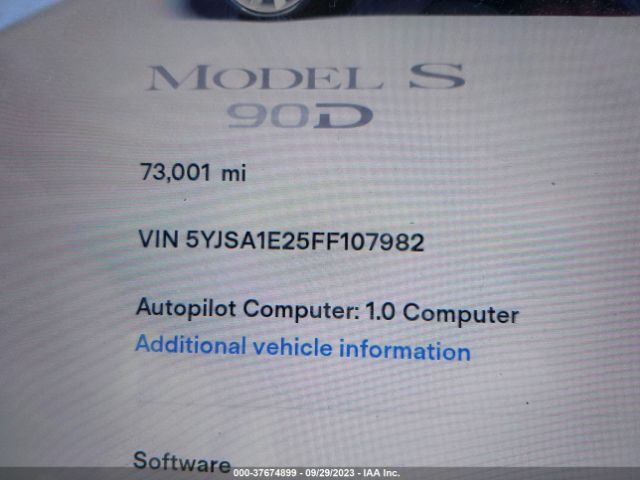 5YJSA1E25FF107982 Tesla Model S 85d/70d/90d/p90d